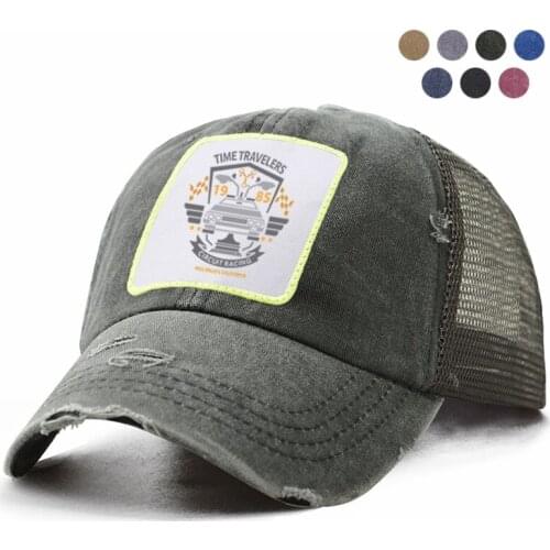 Time Travelers Back To The Future 1985 Baseball Cap Dad Trucker Mesh Wash Gorras Sport Hat Women Berets Caps Boinas Bob Hats
