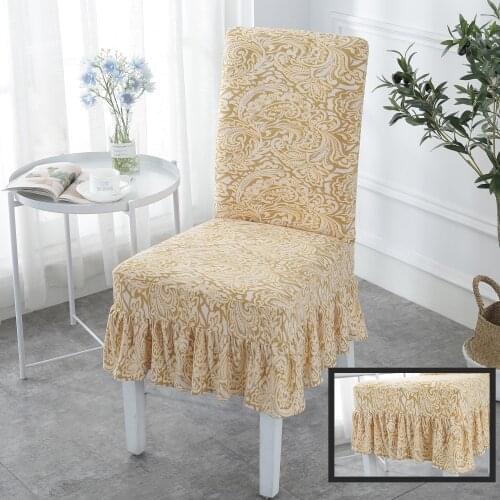 Universal Ruched Spandex Chair Cover Stretch Elastic Dining Seat Kitchen China Dropshipping 1pc