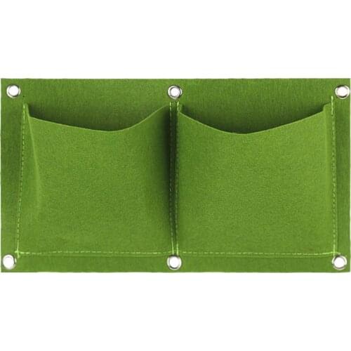 18/36/49 Pockets Hanging Green Grow Bag Planter Vertical Garden Vegetable Living Garden Bag Planter Growing Bags Flowers Supply