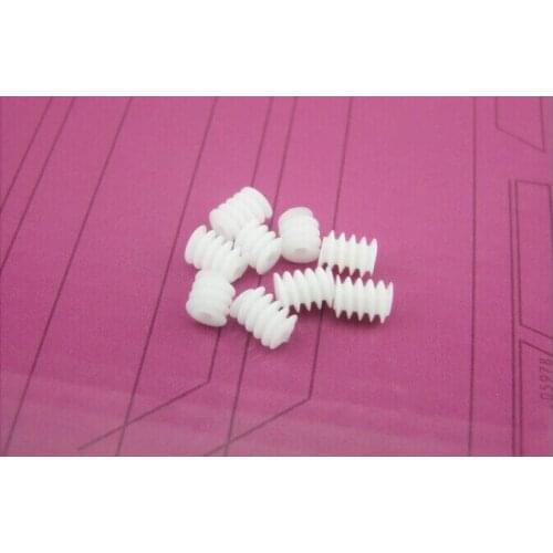 200PCS The main shaft worm gear W6X82A plastic gear 6 x 8-2A DIY toy ship model cars accessories handmade free shipping
