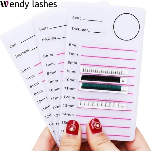 Acrylic Pallet Individual Eyelash Extension Glue Plate Volume Eyelashes Pad Makeup Training Tools