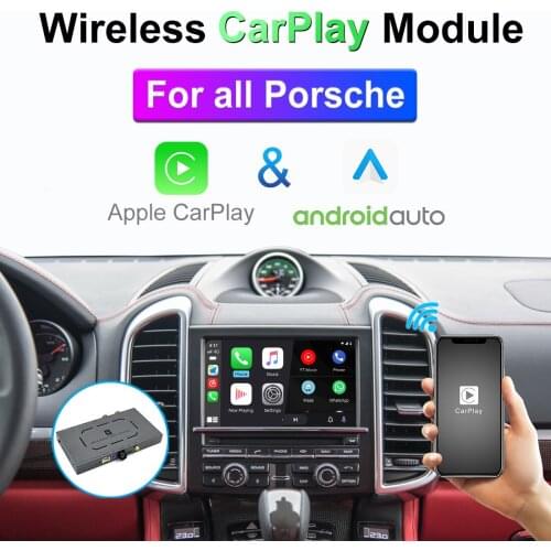 Wireless Apple Carplay For Porsche 911 Bosxter Cayman Macan Cayenne Panamera PCM3.1 CDR3.1 PCM4.0 Android Auto Module Interface