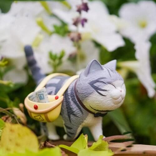 Cat Suitcase Blind Box Toys Figures Action Surprise Box Toys for Girls Guess Bag Caja Sorpresa Cute Model Doll Birthday Gift