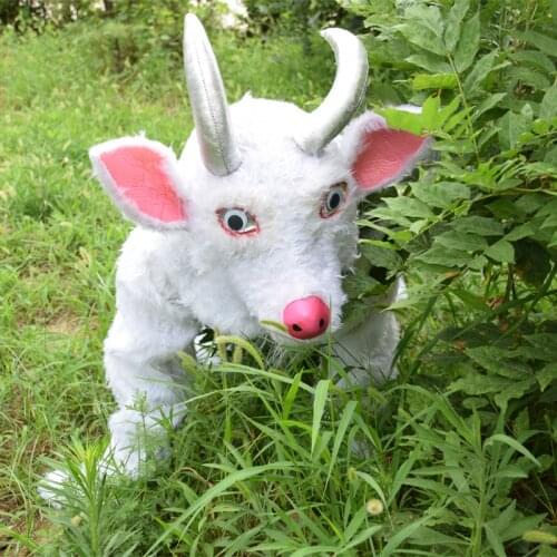 White Sheep Goat Mascot Costume Cosplay Furry Suits Party Game Fursuit Cartoon Dress Outfits Carnival Halloween Xmas Easter Ad