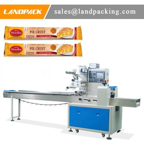 Pie Crust Long Strip Pillow Bag Flow Wrapping Machine Factory Preferential Price