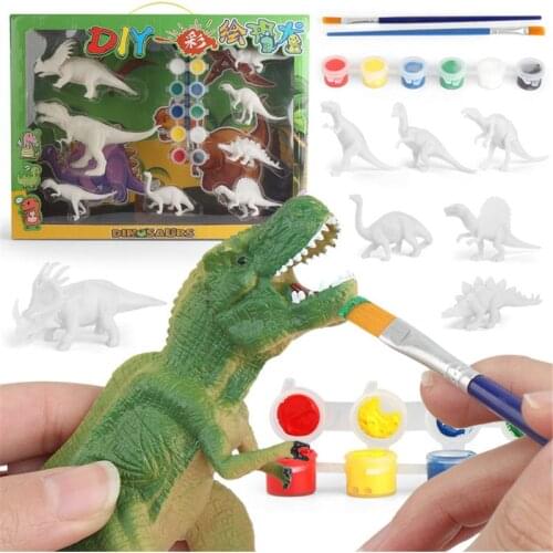 Kids Crafts and Arts Set Painting Kit - Dinosaurs Toys Art and Craft Supplies Party Favors for Boys Girls Age 4 5 6 7