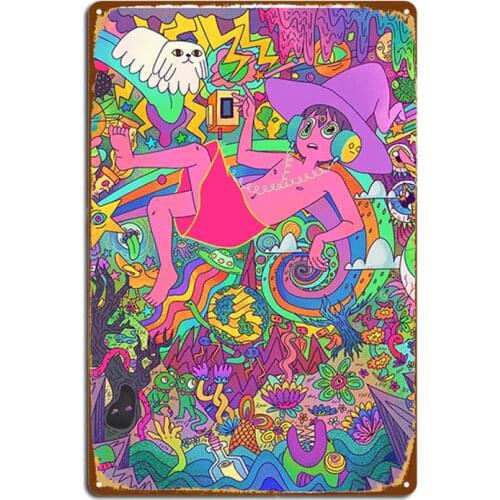 The Midnight Gospel Trippy Metal Signs pub Wall Customize Garage Decoration Tin sign Posters