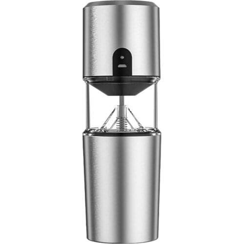 Portable Coffee Maker with Grinder and Filter, USB Rechargeable Electric Coffee Maker Machine