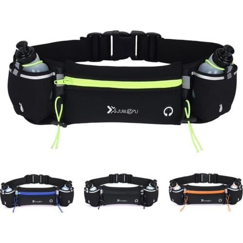 Running Waist Bag Marathon Hydration Belt Waist Bag Fanny Pack Marathon Dual Pocket Walking Fitness Waist Pack Outdoor Accessory