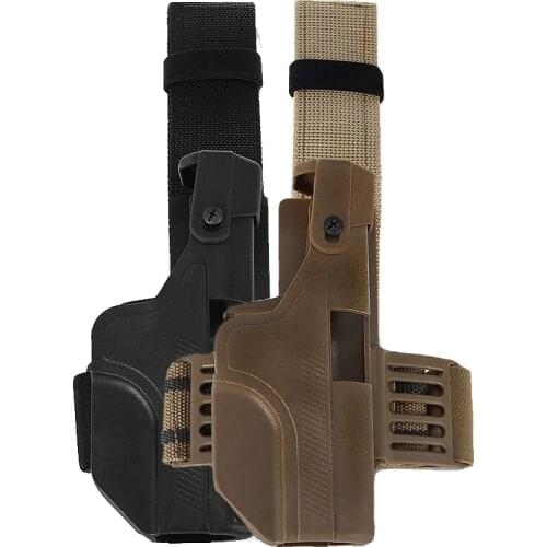 Right Hand Tactical Glock 17 19 23 Gun Holster Pistol Gun Carry Case Leg Holster Airsoft Hunting Glock Accessories Thigh Holster