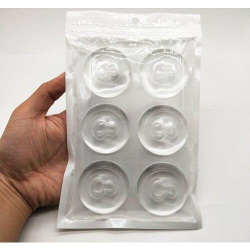 Transparent Door Stopper Wall Protector Shockproof Door Handle Bumper Pad Soft Silicon Door Handle Guard Plate