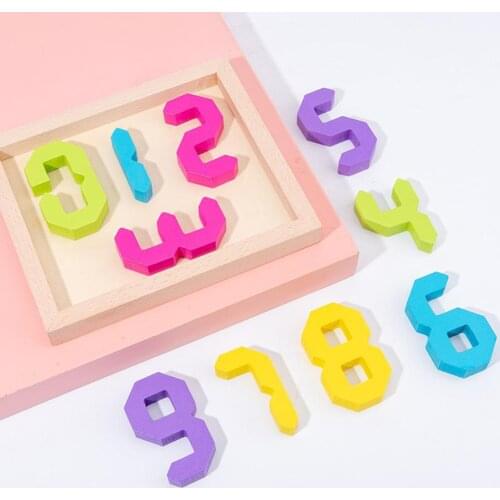 Educational Number Block Digital Games Puzzle Toys Develop Hand-on Ability
