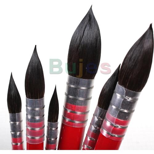 Alvaro Squirrel Hair Large Head Watercolor Pen, Mop Pen, Red Fat Watercolor Pen, NEEF117,Professional Artist Oil Painting Pen