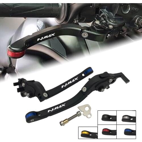 SEMSPEED NMAX LOGO Motorcycle CNC New Foldable Brake Clutch Parking Locking Levers For YAMAHA NMAX 155 125 NMAX155 NMAX125 2020