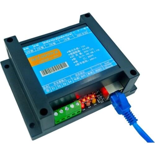 4 in 4 out 10A Network Relay, TCP/RS485/Ethernet Switch, WEB Android centralized Smart Timer control