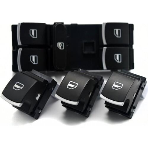 Car styling shpping high quality window switch set for VW Golf MK5 6 Jetta MK5 Passat B6 Tiguan 5ND 959 857 5ND 959 855 4PCS