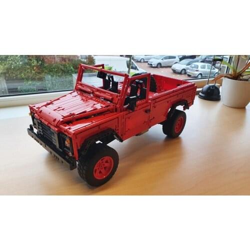 Building Block Technology Roadster Defender 110 moc-30043 Remote Control RC Assembly Toy Boy Gift
