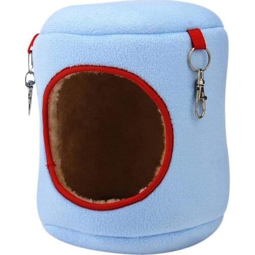 Warm And Winter Sleeping Warm Cotton Nest New Hammock Bird Nest Blue Small