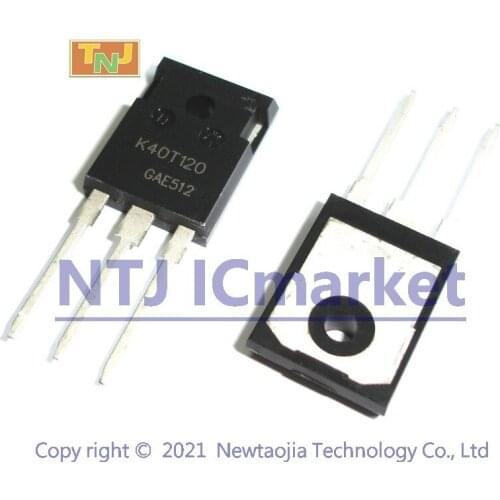 5 PCS IKW40T120 TO-247 K40T120 IGBT Transistor 270W 40A 1.2KV