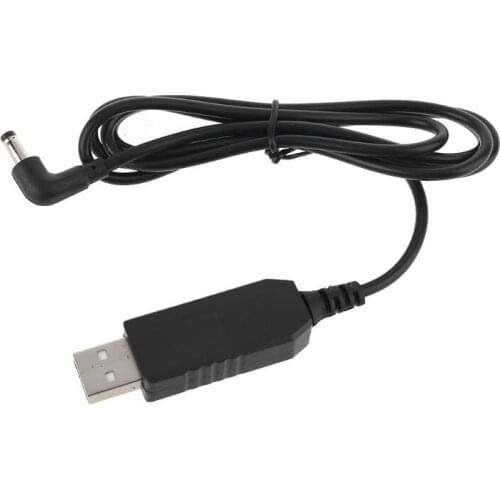 Universal 90 Degree USB 5V to 12V 4.0x1.7mm Power Supply Cable for Tmall Smart Bluetooth Speaker Echo Dot 3rd Router LED Strip