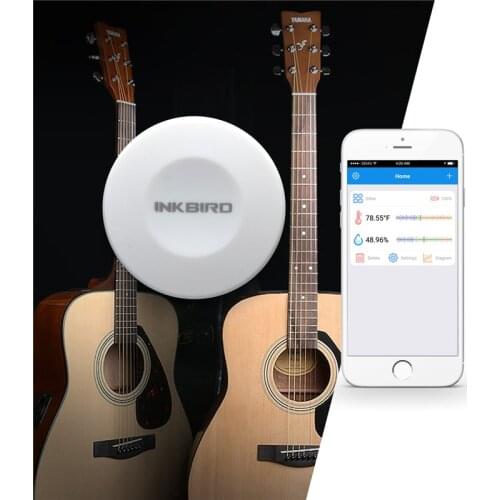 High Accuracy IBS-TH1Mini Wireless Bluetooth Thermometer & Hygrometer Sensor Data Logger for Food Storage Car Pets Sauna Plant