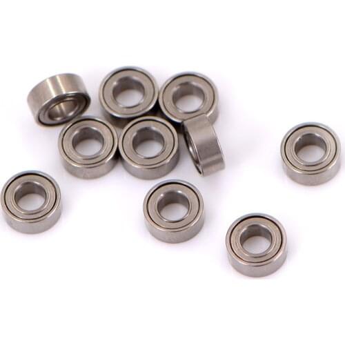 10pcs/lot MR63ZZ Mini Steel Roller Bearings High speed Seat Miniature Model Bearing Steel Shafts 3*6*2.5mm