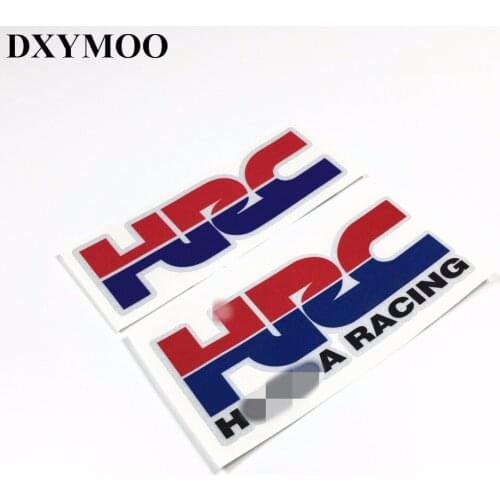 2PCS Car Stickers Motorcycle Helmet Oil Tank Vinyl Decal Car-Styling for CB400 HRC 3M