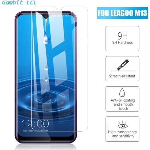 2PCS Tempered Glass for Leagoo M13 Screen Protector 2.5D 9H on Leagoo M13 Glass Film Protective Phone Safety cover