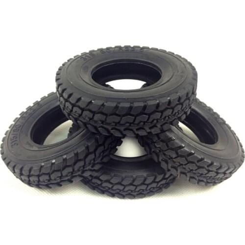 4 pcs high quality rubber narrow tires assembly for tamiya 1/14 scale scania R470 R620 56323 R730 BEENZ 1851 3363 MAN TGX KING