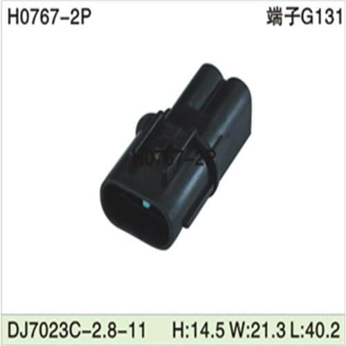 500SETS DJ7023C-2.8-11 2.8mm 2Pin AMP Car Electrical Wire Connectors for Audi ,BMW,Honda,Toyota,NISSAN AND other models