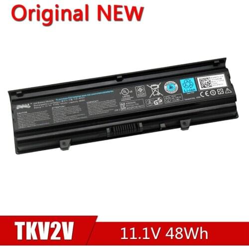 TKV2V NEW Original Laptop Battery For DELL Inspiron 14VR M4010 M4050 N4020 N4030 N4030D 11.1V 48Wh