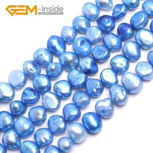 6-7MM Multicolor Pearl Beads ( dyed color) Natural Freshwater Pearl Beads Loose Beads For Jewelry Making Strand 15" Wholesale