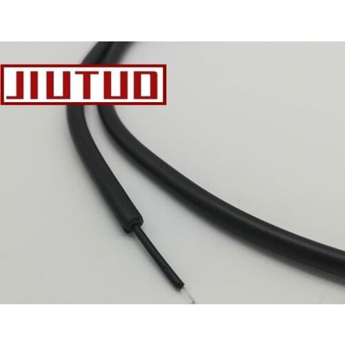 Black PMMA Data transmission plastic optical fiber cable Inner diameter 1mm external diameter 6mm