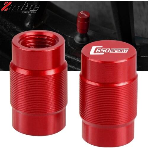 FOR BMW C650SPORT 2015 2016 2017 C600 C650 SPORT Motorcycle Aluminum Accessorie Wheel Tire Valve Stem Caps CNC Airtight Covers