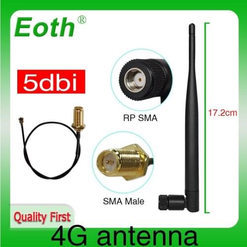 5dbi 4g lte antenna SMA feMale Connector Waterproof Antena External Antenne for huawei b593 4G router modem repeater with cable