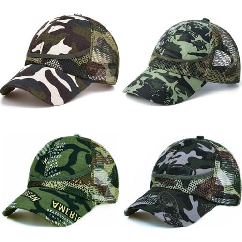 3-9 Yrs Outdoor Camouflage Baby Boy Mesh Baseball Cap Kids Cap Summer Autumn For Boys Girl Caps Net Casual Caps Kids Hats