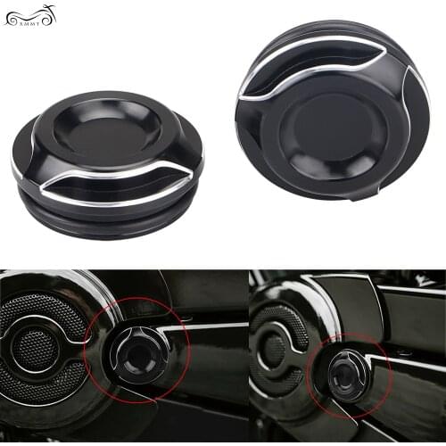 2Pcs Motorcycle Black Swingarm Pivot Bolt Cover Kit For Harley V-Rod Night Rod Special VRSCDX Street Rod VRSCR VRSCX