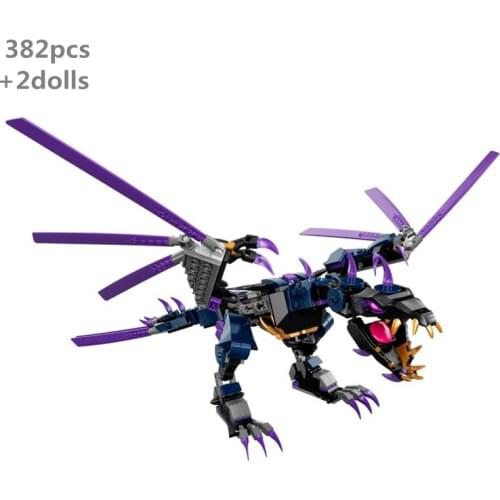 2021 NEW Ninja TV Series Overlord Dragon Building Blocks Classic Movie Model Toys For Creative Kids Gifts Compatible With Bricks