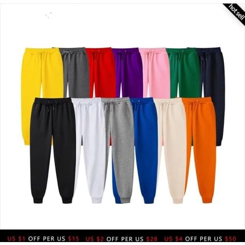 2019 New Men Joggers Brand Male Trousers Casual Pants Sweatpants Jogger 13 color Casual GYMS Fitness Workout sweatpants