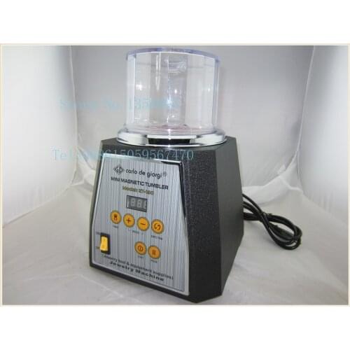 New! KT-130 diy magnetic tumbler,rotary tumbler, Mini Magnetic Tumbler,jewelry polishing machine