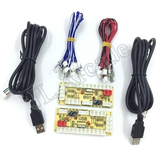 New DIY Zero Delay Arcade Replacement Parts Mayitr USB Arcade Encoder PC to Joystick And Cable For Controls DIY Arcade Game Kit