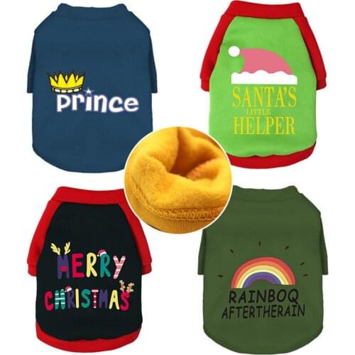 Dog Clothes for Small Dogs Chihuahua French Bulldog Winter Pet Dog Jacket Coat Puppy Cat Dog New Year Clothing Hoodies XS-XL