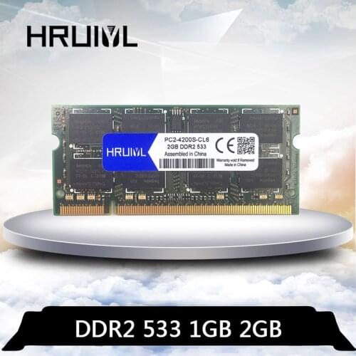 Wholesale Notebook RAM DDR2 1GB 2GB 533 PC2-4200S DDR 2 533Mhz 1G 2G PC2 4200 533 Mhz Sodimm Laptop memory Memoria DIMM 1.8v