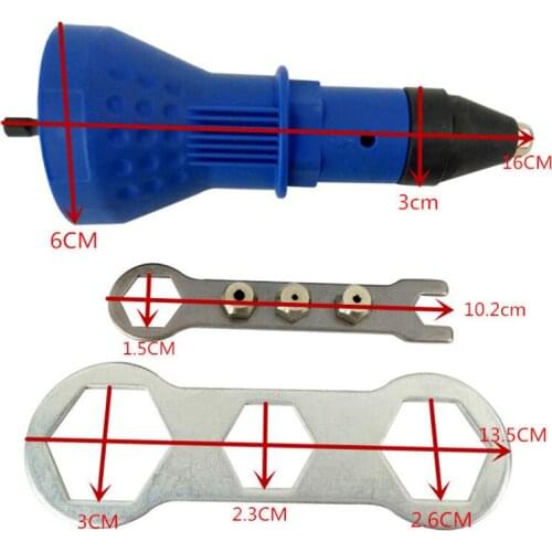 Electric Rivet Nut Gun Riveting Tool Drill Adaptor Transfer Core Insert Nut Cordless Pulling for Nail Gun Auto Multifunction