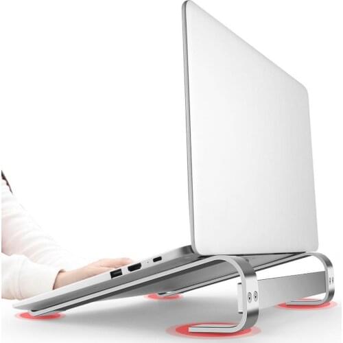 Aluminum Alloy Base Height Increasing Laptop Support Stand Heat Dissipation Rack