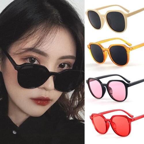 Retro Fashion Big Box Sunglasses Women Square Sunglasses Mens UV400 Outdoor Leisure Beach Sunglasses
