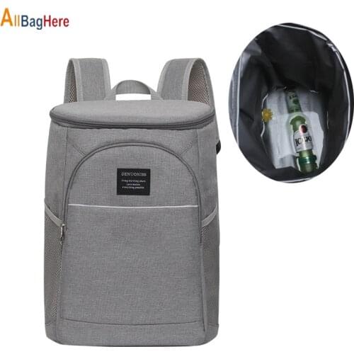 Cooler Picnic Camping Backpack Beach Cooling Beer Insulation Thermal Bag With Bottle Opener Outdoor Cooler Bags For Food Storage
