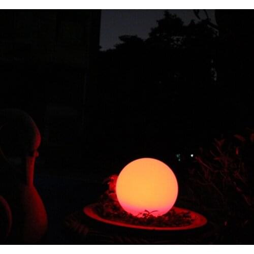 Skybesstech 12cm RGBW Magic LED Ball Night Lights 16 color change battery powered with 24 keys Remote Control Free shipping 1pc