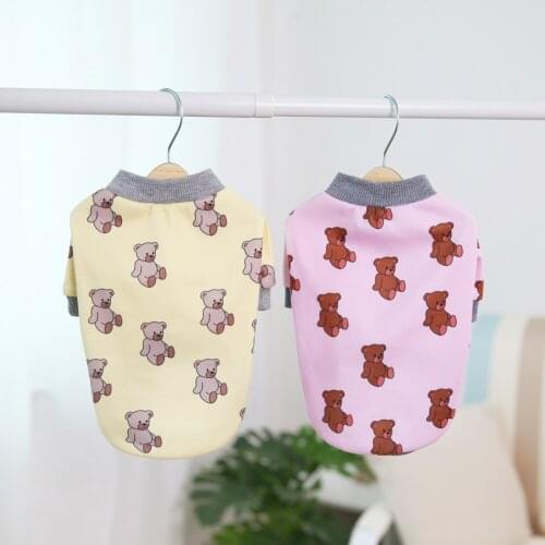 Winter Warm Pet Dog Appareling Soft Comfortable Hoodie Cute Bear Yorkshire Outfit Pet Apparel Ropa Perro Pet Neccessity