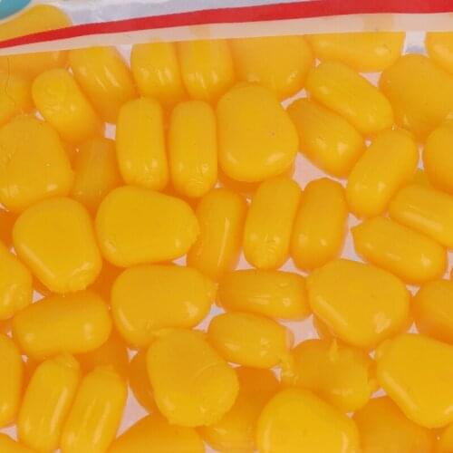 50pcs Corn Smell Carp Fishing Lure Silicone Soft Plastic Bait Tackle Floating Lures China Accessories Fish Artificial Set Pond